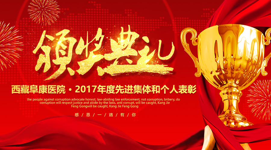 西藏阜康醫院2017年度先進集體及個人表彰